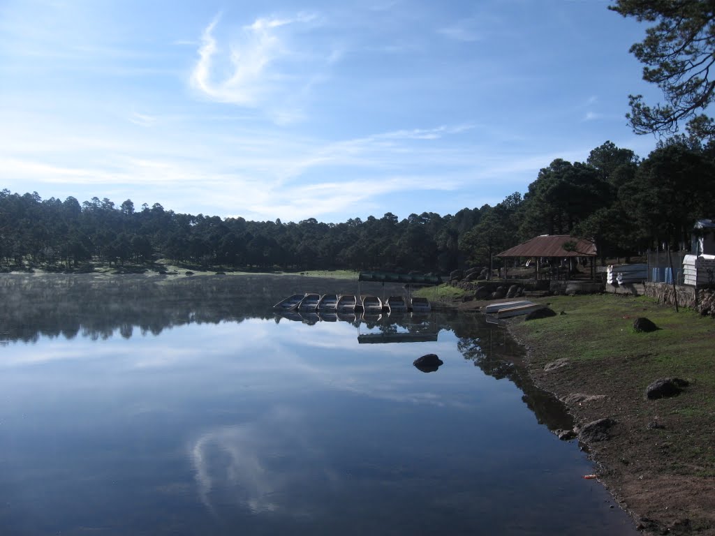 Vista panorámica del Lago Arareko